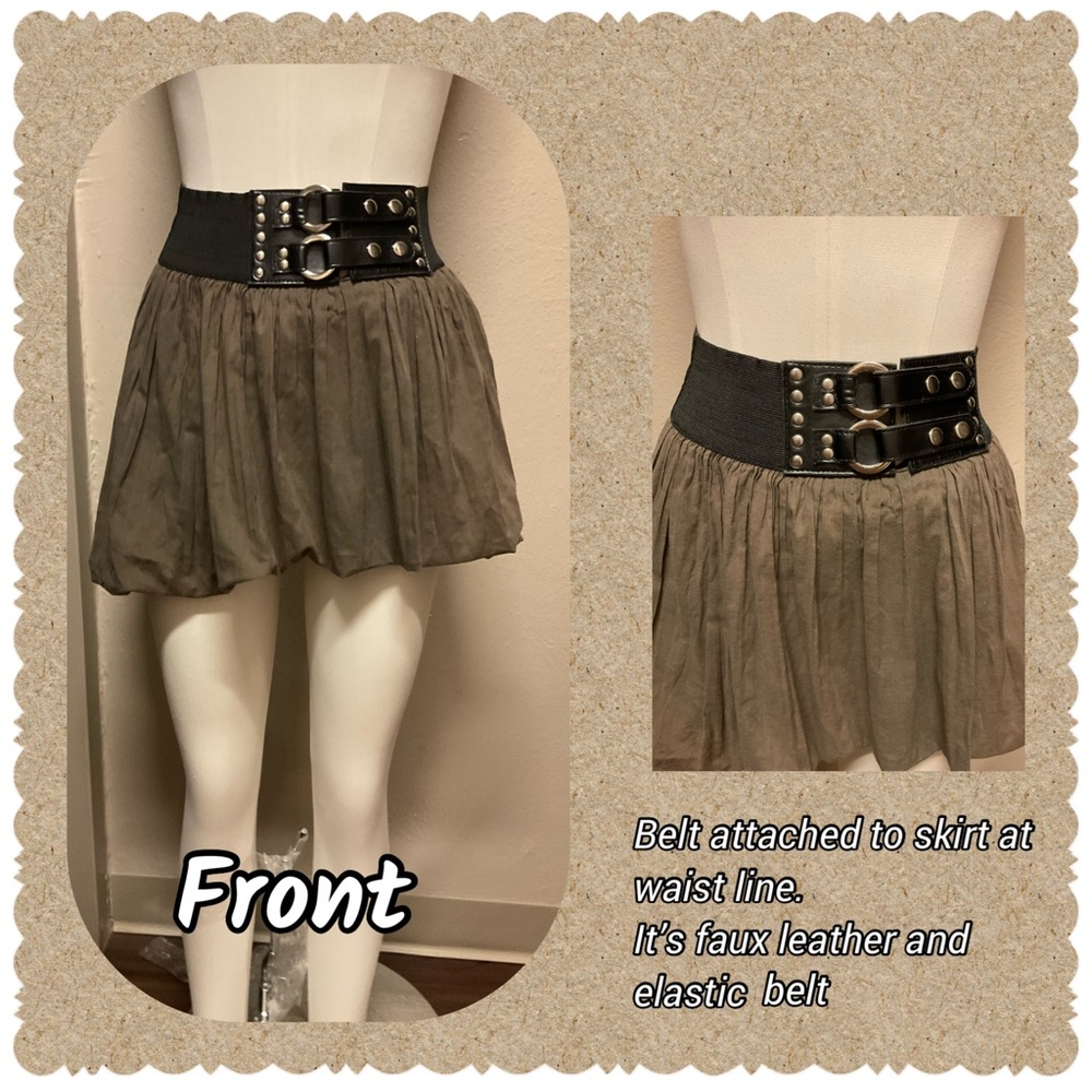 WYL exclusively for METROPARK - Size: XS asymmetric bubble skirt